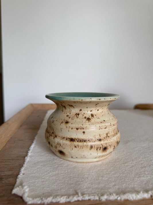 Speckled Blue Vases