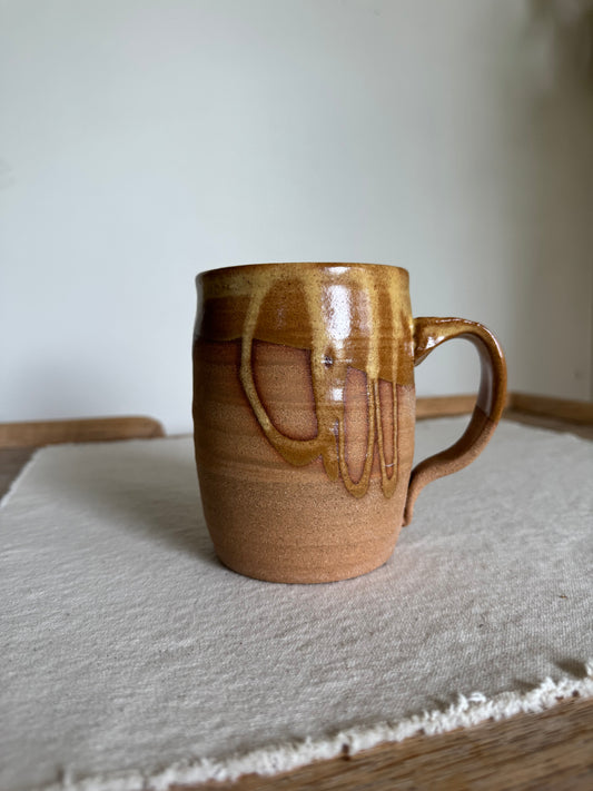 Abstract Yellow Mug