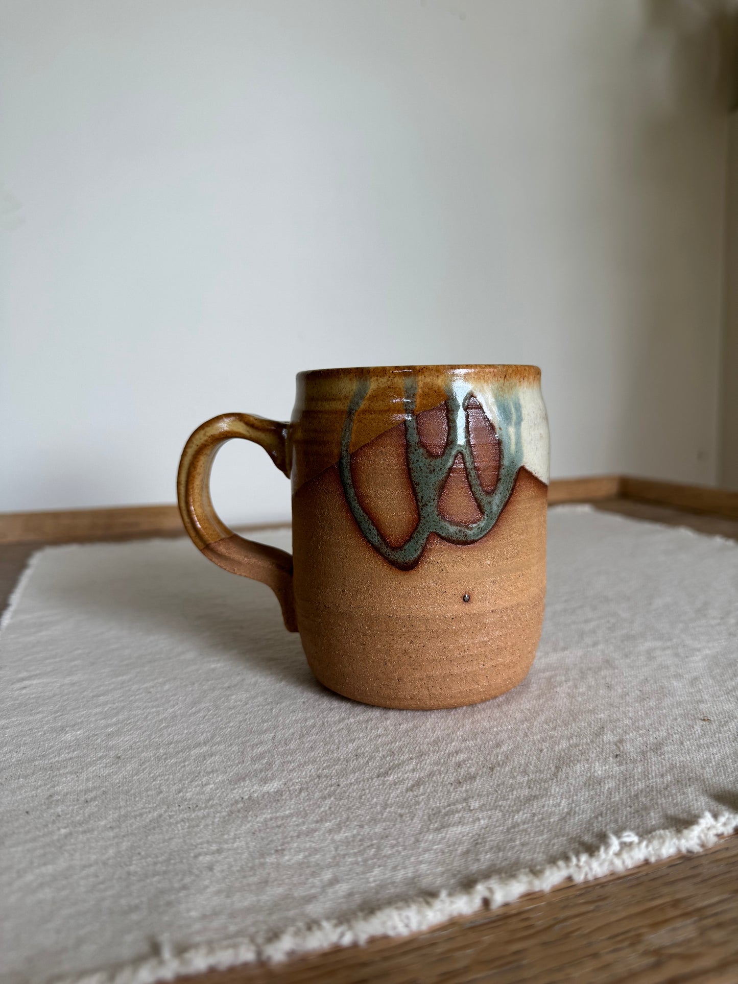 Abstract Yellow Mug
