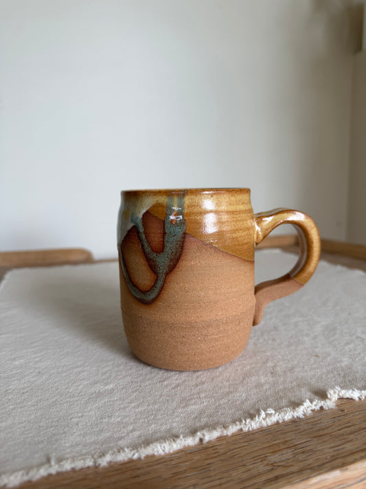 Abstract Yellow Mug