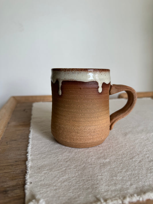 White Drip Mugs