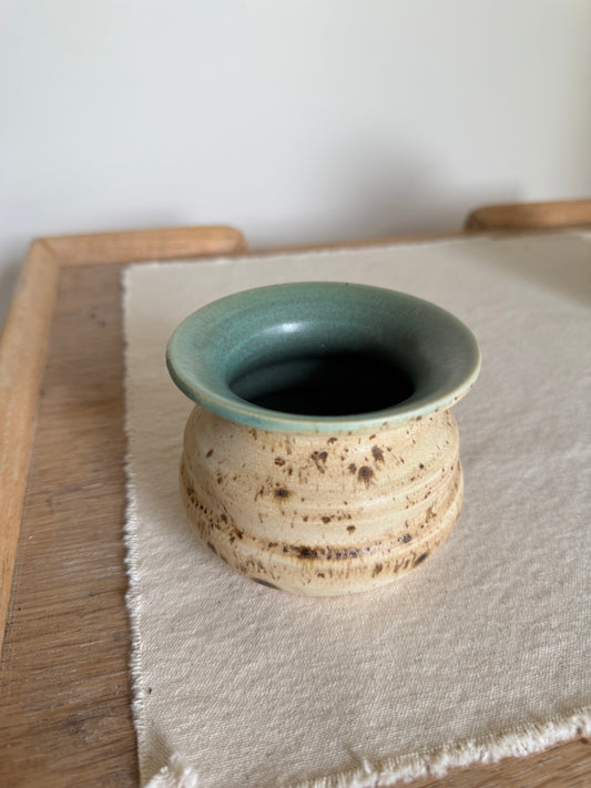 Speckled Blue Vases