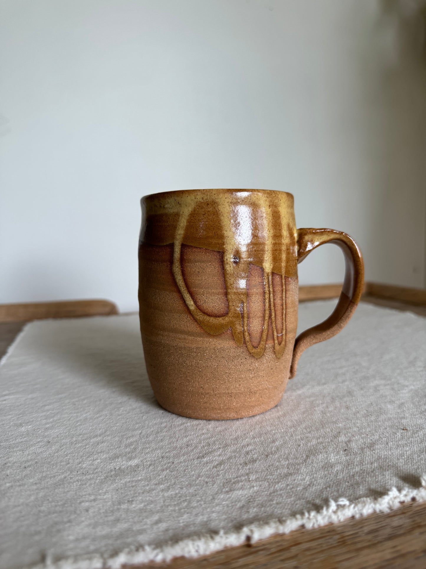 Abstract Yellow Mug
