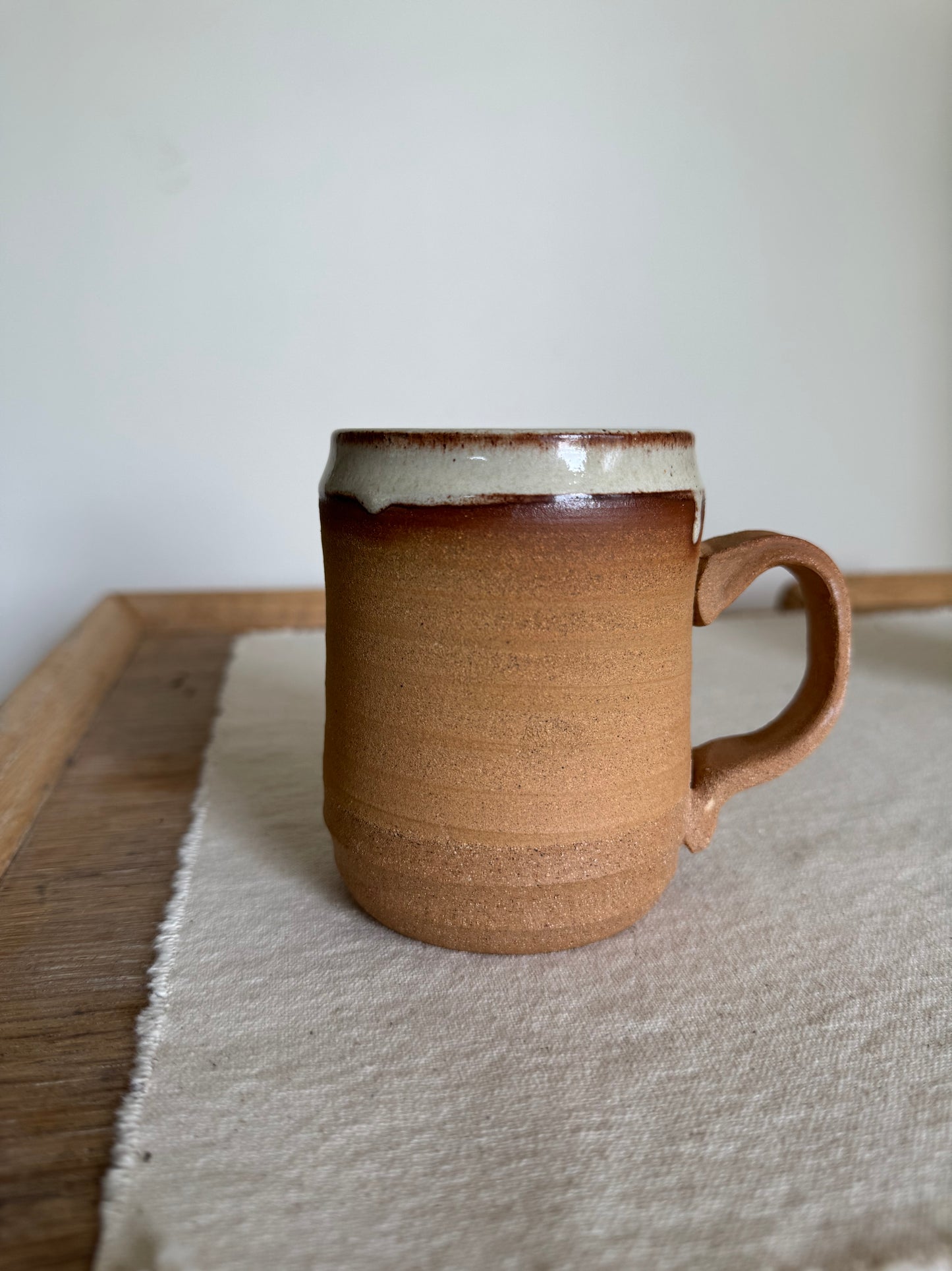White Drip Mugs